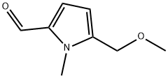 1H-Pyrrole-2-carboxaldehyde, 5-(methoxymethyl)-1-methyl- (9CI) Struktur