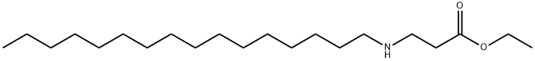 Ethyl 3-(hexadecylamino)propanoate Structure