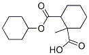 cyclohexyl hydrogen methylcyclohexane-1,2-dicarboxylate Struktur