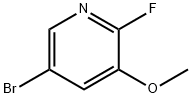 5-BROMO-2-FLUORO-3-METHOXYPYRIDINE Struktur