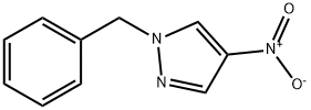1-ベンジル-4-ニトロピラゾール 化学構造式