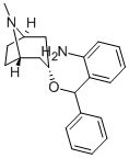 3-(2'-aminobenzhydryloxy)tropane Structure