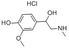 DL-3-甲氧基肾上腺素盐酸盐, 881-95-8, 结构式