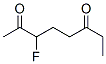 2,6-Octanedione,  3-fluoro- Struktur