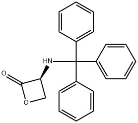 (S)-3-(TRITYLAMINO)-2-OXETANONE Structure