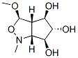 1H-Cyclopentcisoxazole-4,5,6-triol, hexahydro-3-methoxy-1-methyl-, 3R-(3.alpha.,3a.alpha.,4.alpha.,5.beta.,6.alpha.,6a.alpha.)- Structure