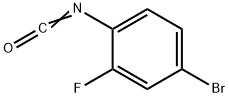4-BROMO-2-FLUOROPHENYL ISOCYANATE Structure