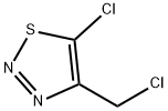 5-クロロ-4-(クロロメチル)-1,2,3-チアジアゾール 化学構造式