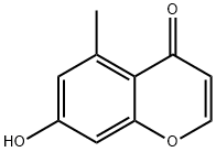 4H-1-Benzopyran-4-one, 7-hydroxy-5-Methyl- Struktur
