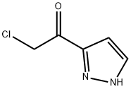 Ethanone, 2-chloro-1-(1H-pyrazol-3-yl)- (9CI) 化学構造式
