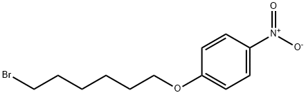 1-(6-ブロモヘキシルオキシ)-4-ニトロベンゼン 化学構造式