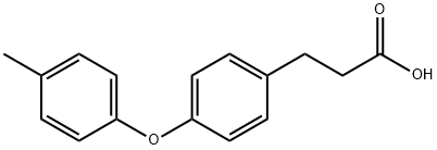 3-(4-(P-TOLYLOXY)PHENYL)PROPANOIC ACID 结构式