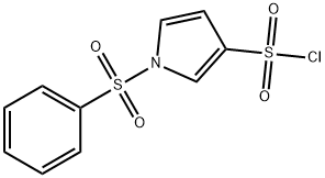 1-(Phenylsulfonyl)pyrrole-3-sulfonyl chloride Struktur