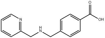 4-([(2-PYRIDINYLMETHYL)AMINO]METHYL)BENZOIC ACID HYDROCHLORIDE Struktur