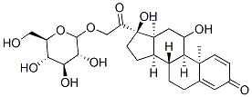 prednisolone 21-glucoside Struktur