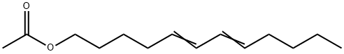 5,7-ドデカジエン-1-オールアセタート 化学構造式