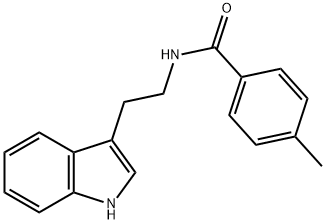 N-(2-(1H-吲哚-3-基)乙基)-N-(对甲苯基)甲酰胺,881597-49-5,结构式