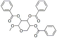 (4,5-dibenzoyloxy-2-methoxy-oxan-3-yl) benzoate 结构式