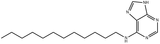 N-ドデシル-1H-プリン-6-アミン 化学構造式