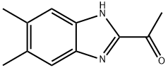 1-(5,6-二甲基-1H-苯并咪唑-2-基)乙酮, 881672-80-6, 结构式