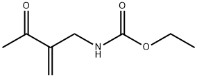 Carbamic  acid,  (2-methylene-3-oxobutyl)-,  ethyl  ester  (9CI) Struktur