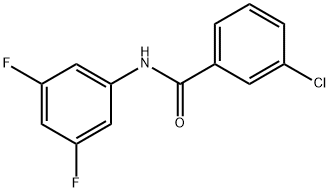 2-氯-N-(3,5-二氟苯)苯甲酰胺, 881767-59-5, 结构式