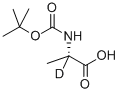 L‐アラニン‐2‐D1‐N‐T‐BOC 化学構造式
