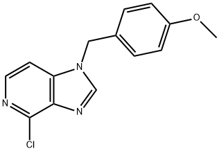 4-chloro-1-(4-Methoxybenzyl)-1H-iMidazo[4,5-c]pyridine Structure
