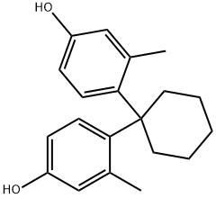 4,4'-CYCLOHEXYLIDENEBIS(3-METHYLPHENOL) Structure