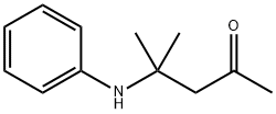 4-アニリノ-4-メチルペンタン-2-オン HYDROCHLORIDE 化学構造式