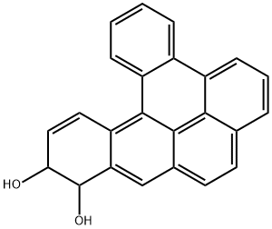 dibenzo(a,l)pyrene 11,12-dihydrodiol 结构式