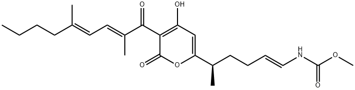myxopyronin B Struktur