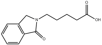 5-(1-氧代异二氢吲哚-2-基)戊酸,881986-39-6,结构式