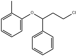 rac 3-Chloro-1-phenyl-1-(2-Methylphenoxy)propane Structure