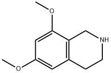 6,8-ジメトキシ-1,2,3,4-テトラヒドロイソキノリン 化学構造式