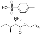 L-Isoleucine allyl ester p-toluenesulfonate salt 化学構造式