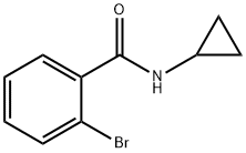 N-CYCLOPROPYL 2-BROMOBENZAMIDE, 88229-18-9, 结构式