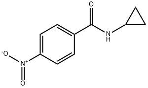 N-环丙基-4-硝基苯甲酰胺, 88229-21-4, 结构式