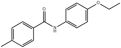 N-(4-乙氧基苯基)-4-甲基苯甲酰胺,88234-27-9,结构式