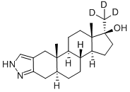 STANOZOLOL-D3 Struktur
