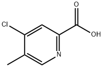 4-Chloro-5-Methyl-2-pyridinecarboxylic acid Structure