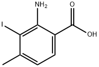 2-amino-3-iodo-4-methylbenzoic acid Structure