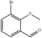 3-ブロモ-2-メトキシベンズアルデヒド 化学構造式