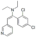 N,N-Diethyl-1-(2,4-dichlorophenyl)-2-(3-pyridyl)vinylamine Struktur