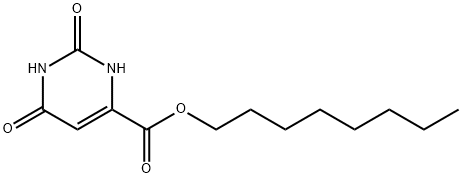 octyl 1,2,3,6-tetrahydro-2,6-dioxopyrimidine-4-carboxylate Structure