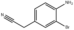 (4-AMINO-3-BROMO-PHENYL)-ACETONITRILE Struktur