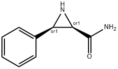 2-Aziridinecarboxamide,3-phenyl-,cis-(9CI) Struktur