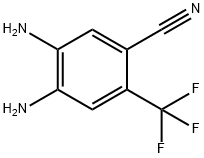 4,5-二氨基-2-三氟甲基苯腈,882978-62-3,结构式