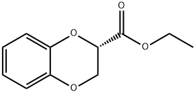 1,4-Benzodioxin-2-carboxylic acid, 2,3-dihydro-, ethyl ester, (2S)- Struktur