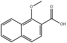 1-甲氧基-2-萘甲酸 结构式